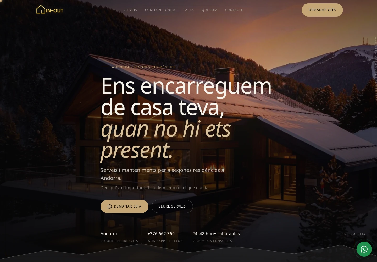 Web premium rediseñada por Seuweb para InOut
