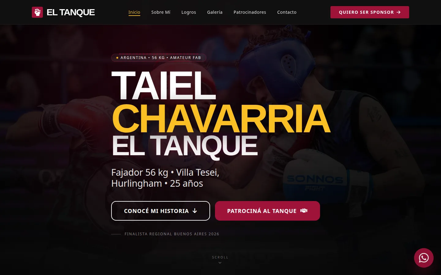 Captura de la web de El Tanque Chavarría